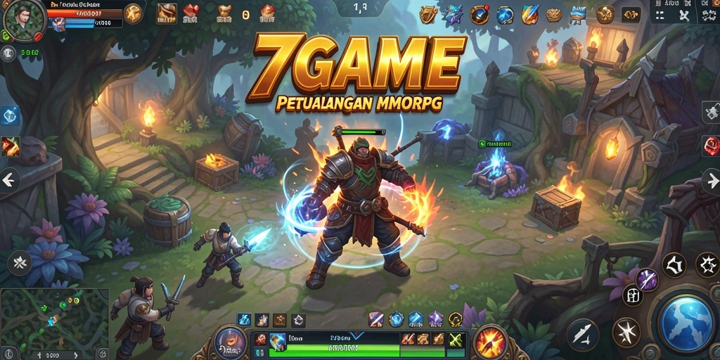 Tampilan gameplay seru dari <strong>7GAME</strong> dalam dunia MMORPG.