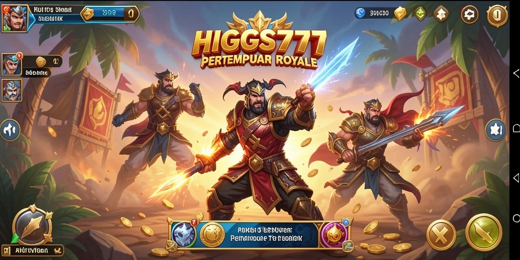 Screenshot gameplay menampilkan aksi seru dalam pertarungan Battle Royale.