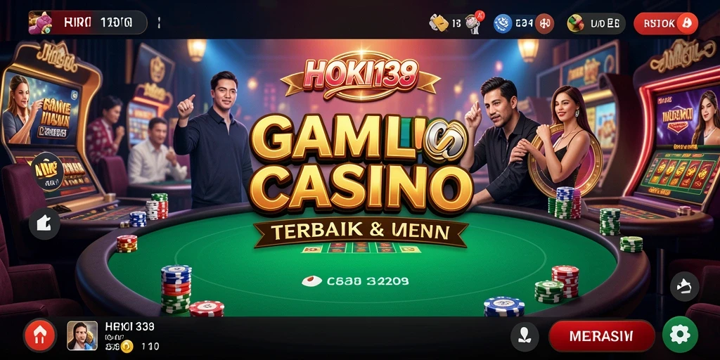 Tampilan gameplay Live Casino HOKI138 dengan dealer langsung dan interaksi seru.