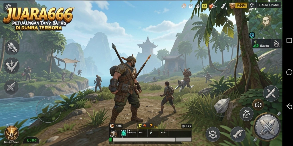 Tampilan gameplay JUARA666 menunjukkan petualangan luar biasa di dunia terbuka.