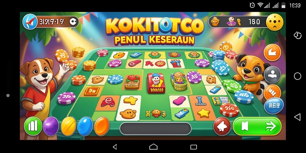 Screenshot KOKITOTO menampilkan keseruan gameplay Bingo yang menarik.