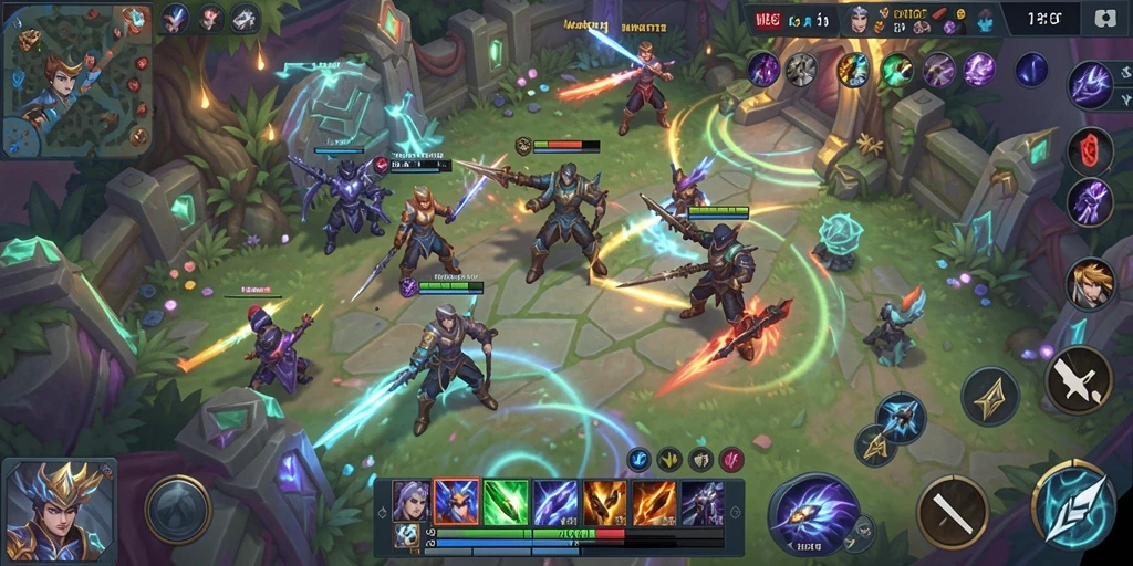 Tampilan gameplay intens dalam MIKATOTO, penuh aksi dan strategi.