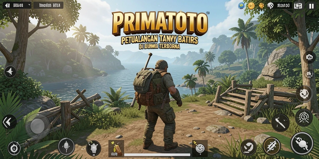 Gameplay seru di dunia terbuka PRIMATOTO.