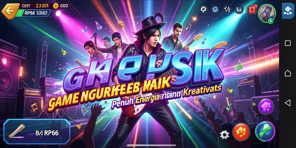 Tampilan grafik menarik saat bermain RP66 dengan musik yang mendebarkan.