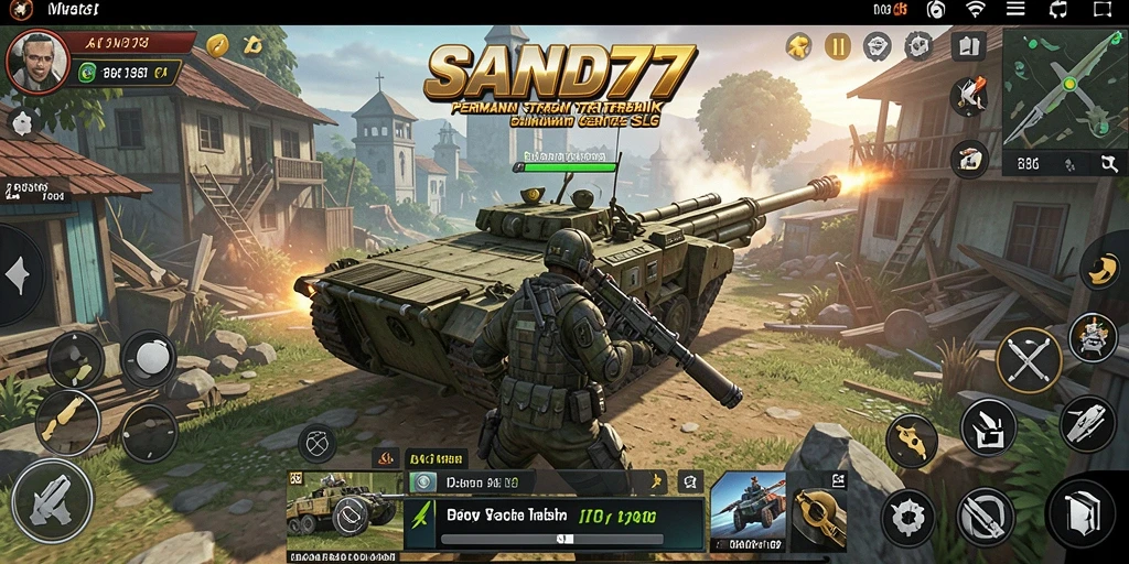 Tampilan gameplay SAND77 yang mendebarkan dalam genre SLG.