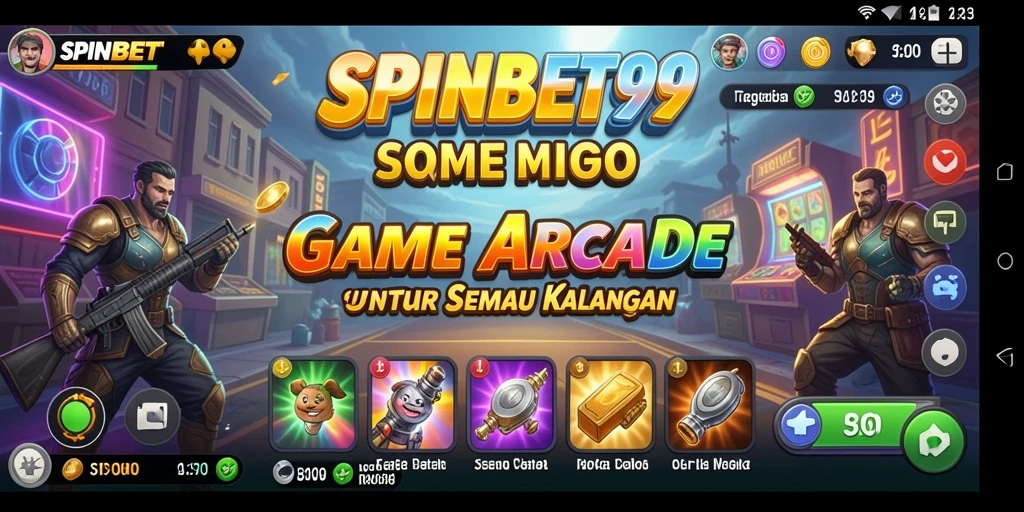 Tampilan gameplay seru dari SPINBET99 yang menghadirkan tantangan Arcade.