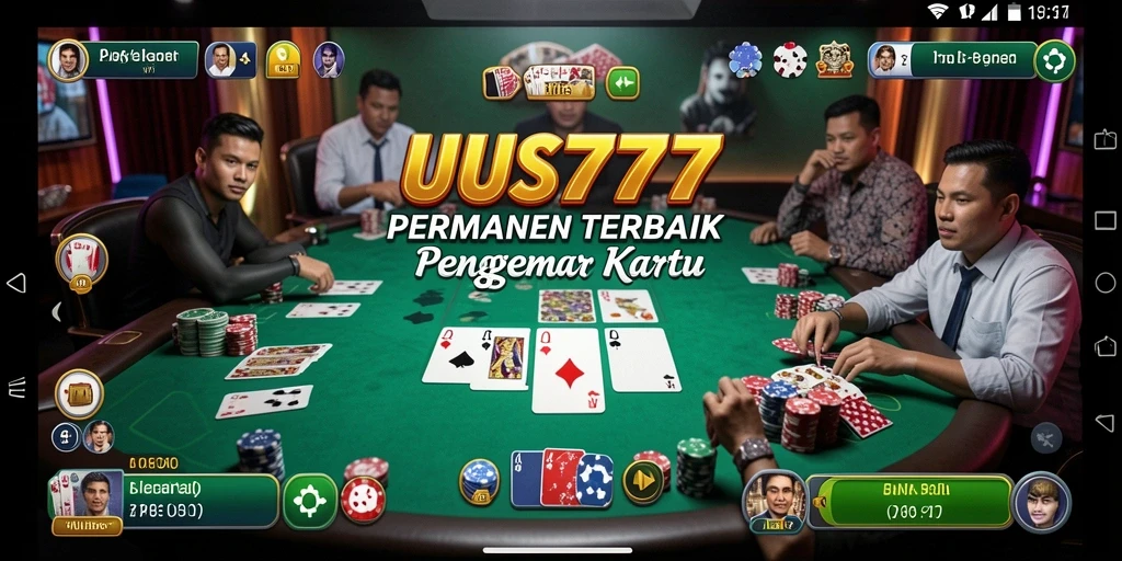 Screenshot gameplay UUS777 menampilkan aksi seru permainan Poker.