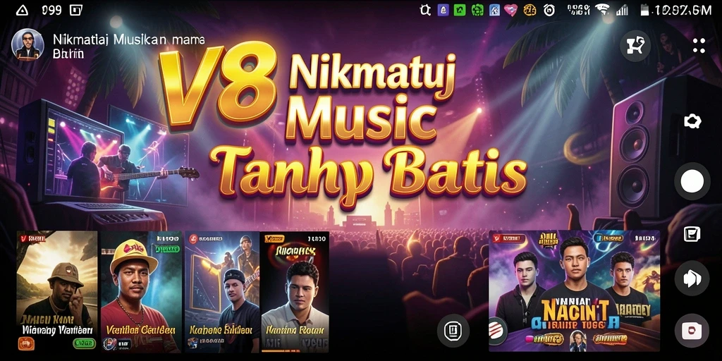 Tampilan gameplay V98 yang seru dan interaktif.